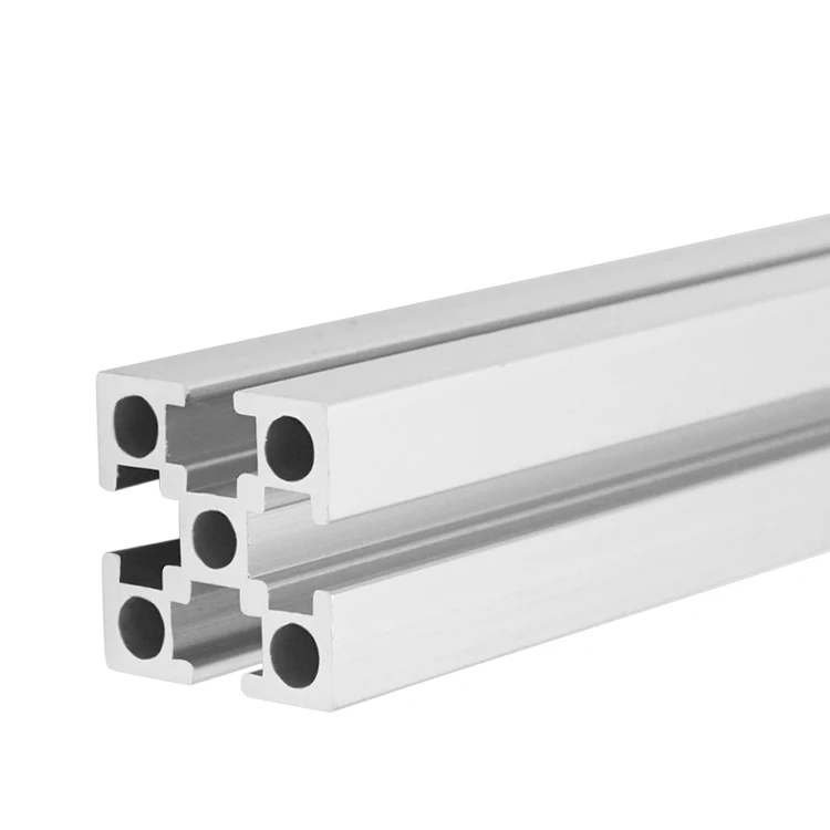 Aluminium T-slot Extruded Profile 20x20 System V Slot Industrial Aluminum Extrusion 2020 Provide Rotary Hole Cutting Services factory