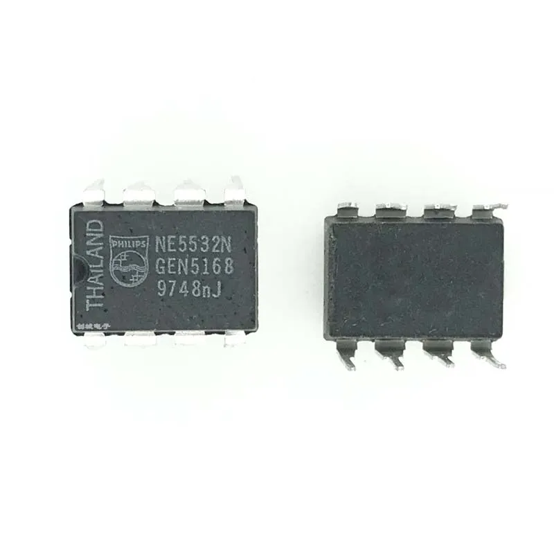 6 Pezzi RC5532AN – Amplificatore Operazionale DIP-8 – Alte Prestazioni Basso Rumore
