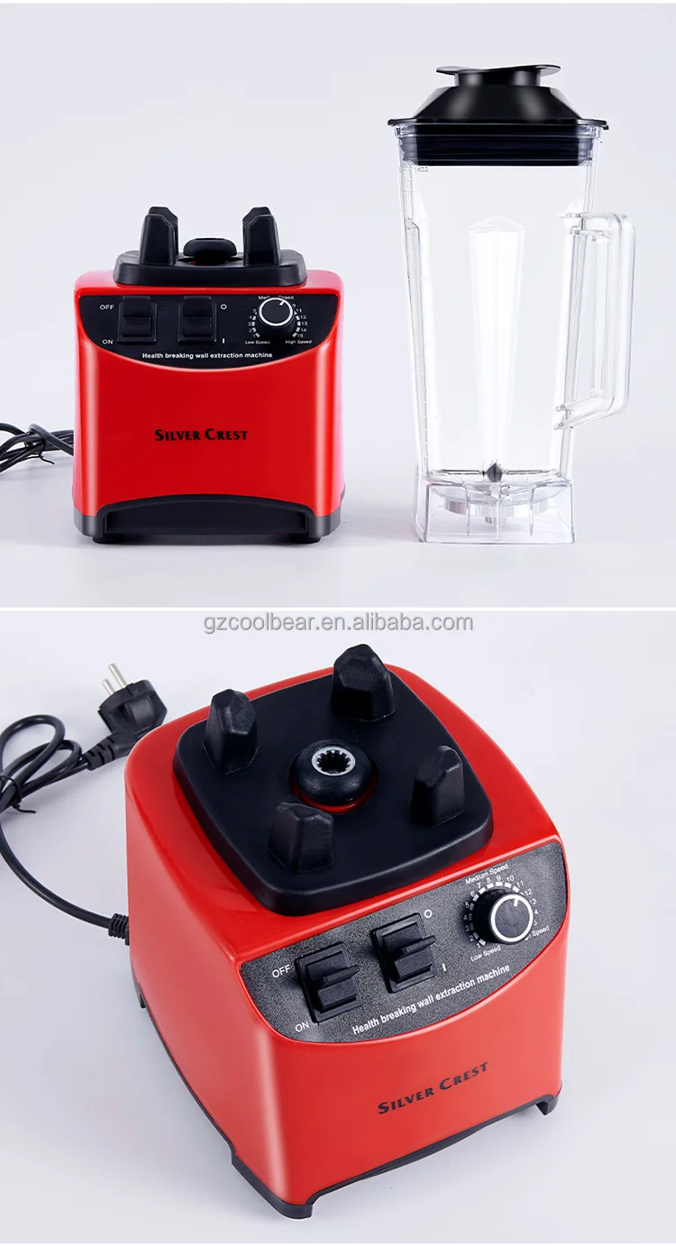 Electric Blender Silver Crest Adjustable Mixer, 4500W Health Extraction  Machine