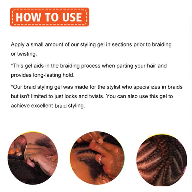 Гелевый гель для плетения волос