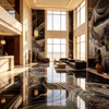 Fluid Marble Black Gold