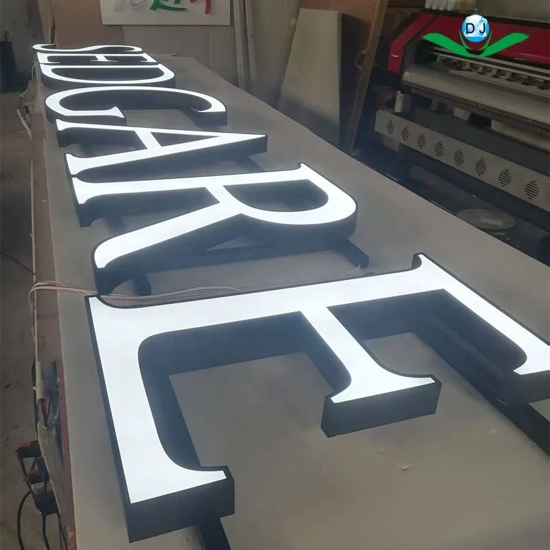 Electronic Led Sign Board Led Light Led Custom Sign Outdoor Advertising Led Letter Sign for Beauty Salon, Boutique, Barber Shop