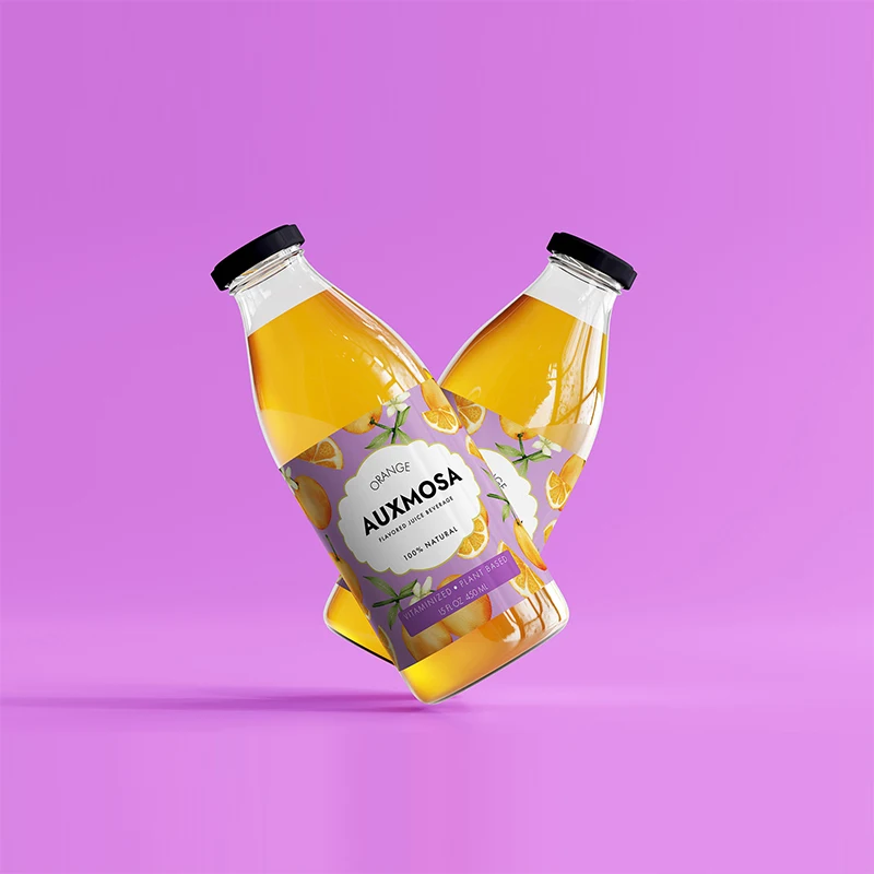 Factory Digital Printing PET PVC Shrink Sleeve for Fruit Juice Bottle