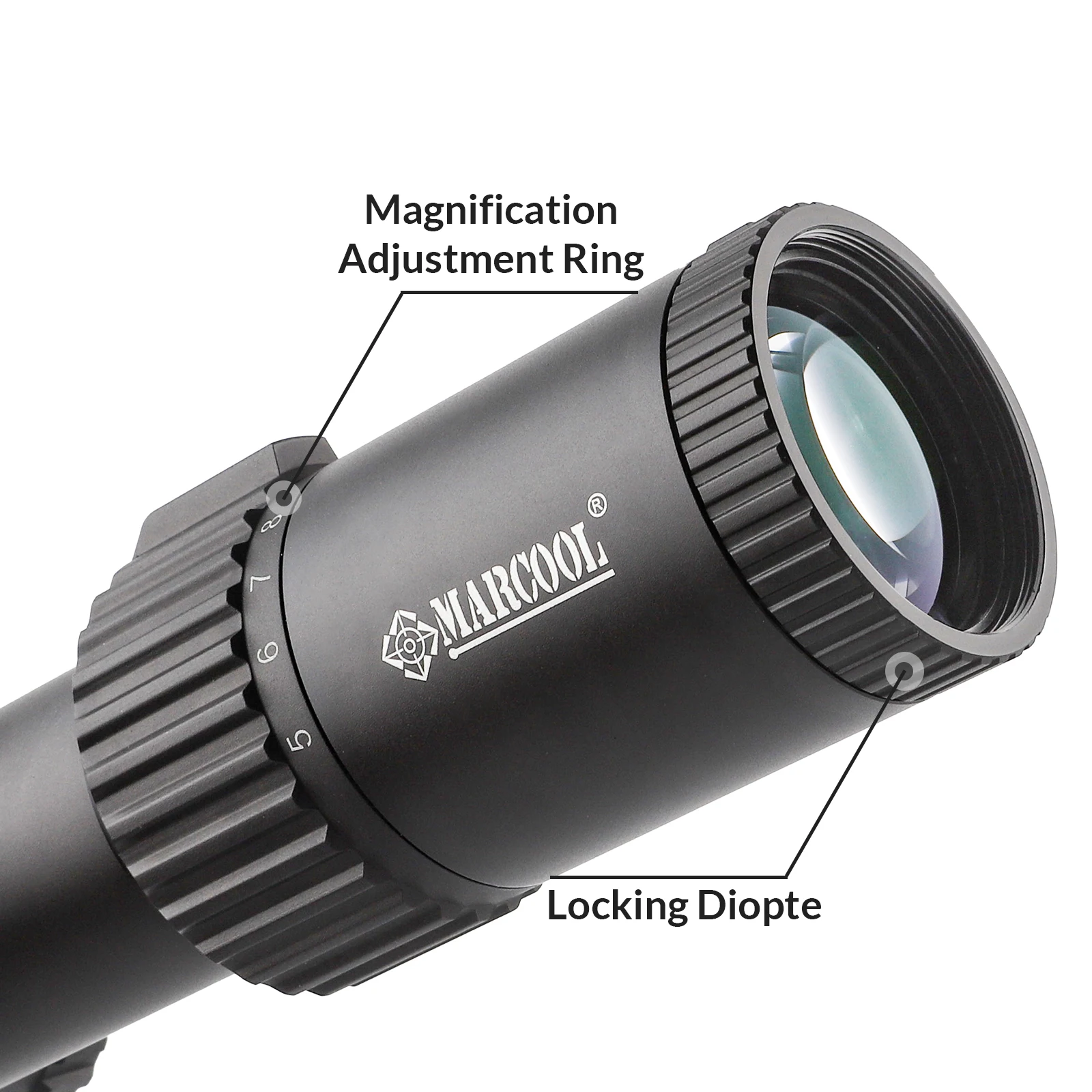 Marcool Evolver 5-25X56 FFP Scope with HD Glass, 34mm Tube