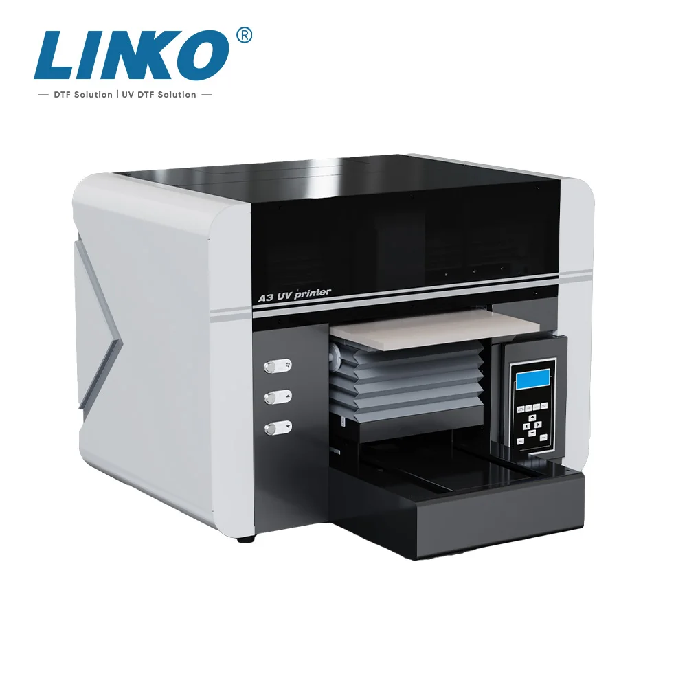 中国工場製 I3200ヘッド UVフラットベッドプリンター 小型単色 PVC