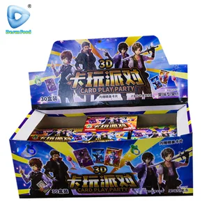 Hot Selling Funny Kids Blind Box Toys Card With Fruit Jelly Candy