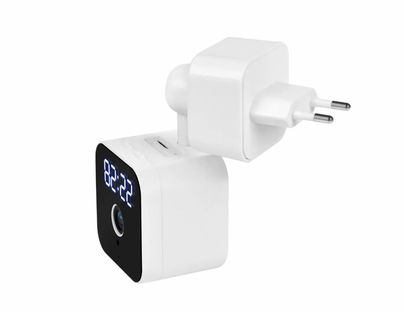 Cctv Camera Alarm Clock P2p IR Night Vision Clock Radio WiFi Wireless Wall Clock Camera