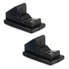 2 Black Storage Box Clip Buffer Blocks 92201416