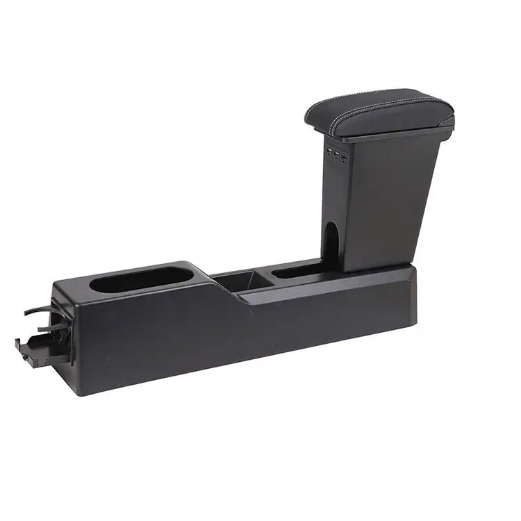 product car armrest interior front seat armrest box universal for cup holder storage box soft arm rest pad automotive goods accessories-5