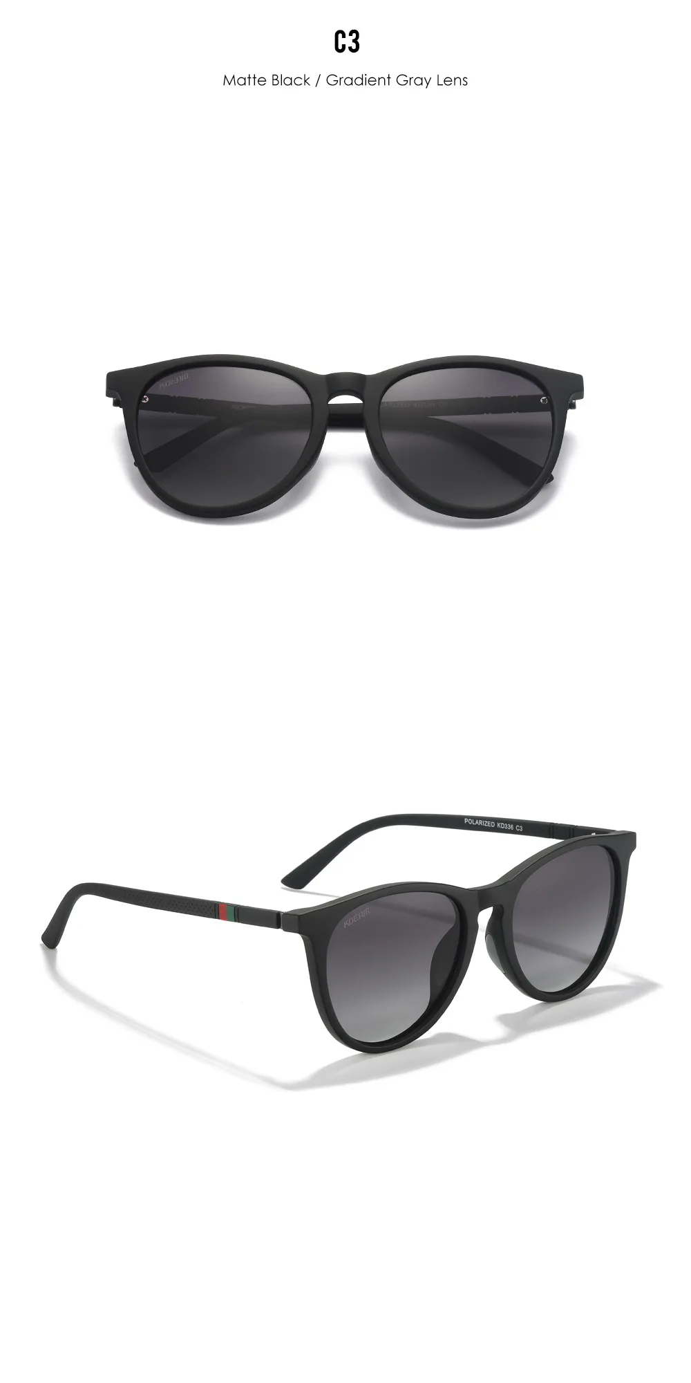 ADE WU KD336 Polarized Sunglasses for Men