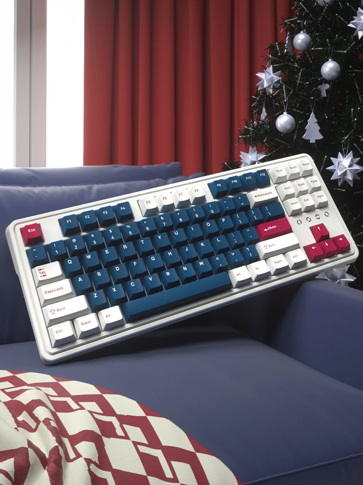 87 клавиш PBT колпачки для двойная система переключатель Hotswap Гибкая RGB USB Проводная Механическая игровая