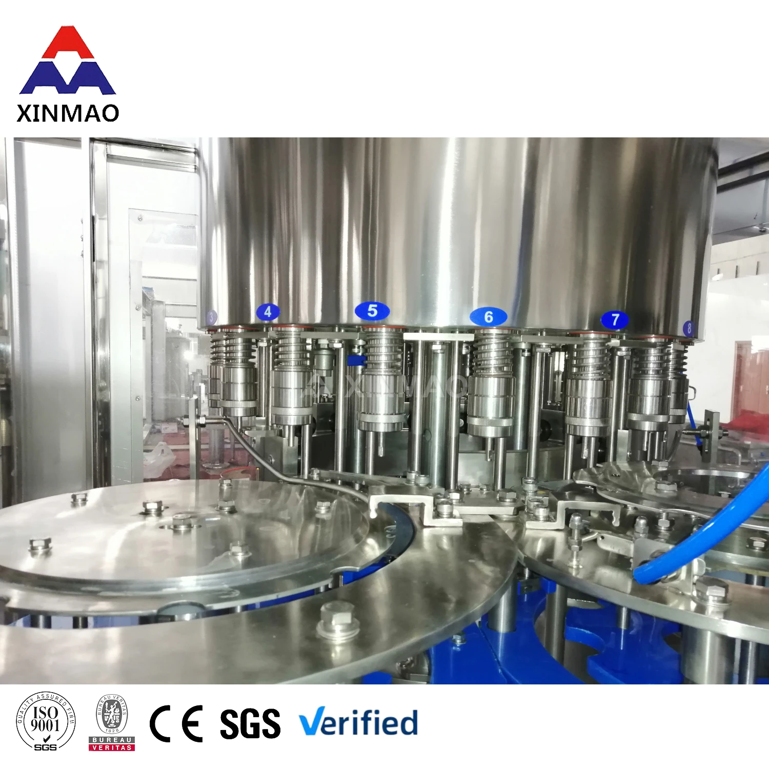 Filling Machine 3 in 1 Triblock for Mineral Water Filling Line Bottle Filling Machines