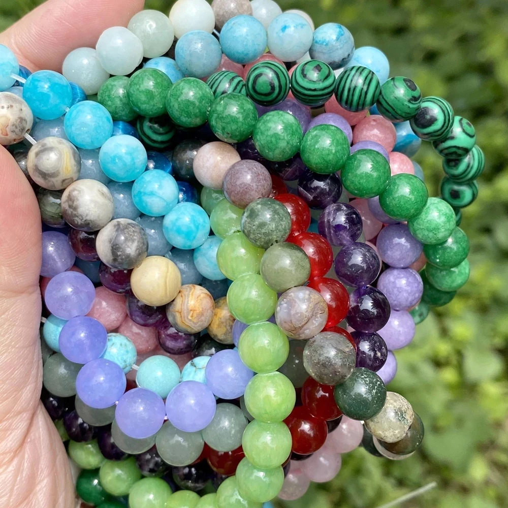 Turquoises Hematite Natural Stone Beads Crystal Agates Aventurine