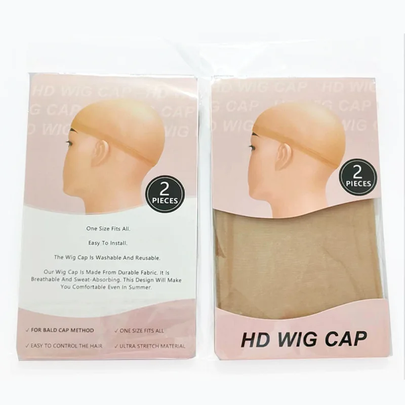 Custom Logo Wig Caps for Making Wigs Super Thin Stocking Invisible Sheer Hd Wig Grid Caps