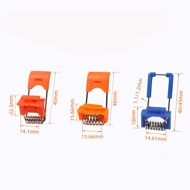 Custom LED Wire Form Loaded Clip Springs for Ultra-thin Panel Lights Easy Installation Slider Bracket Spring Clip