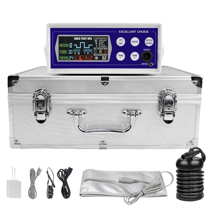 Ionic Foot Detox Machine With Array Plus Infrared Waist Belt CE Approval Beauty Salon Foot Spa Machine