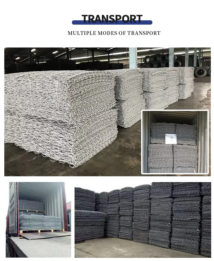 product galvanized iron wire gabion slope protection stone cage net welded chain link mesh for retaining wall969-7