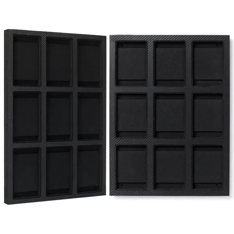 4 Plateaux Mousse Anneaux Bijoux 11x7 Pouces - 100 Fentes Pour Rangement Et Présentation