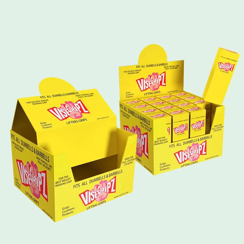 Holidaypac Custom Supermarket  Retail Display Packaging Cardboard Pdq Display Box Biscuits Display Shelf Ready Tray