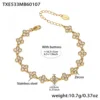 Bracciale Txe533-zircone bianco 16,5+ 5cm