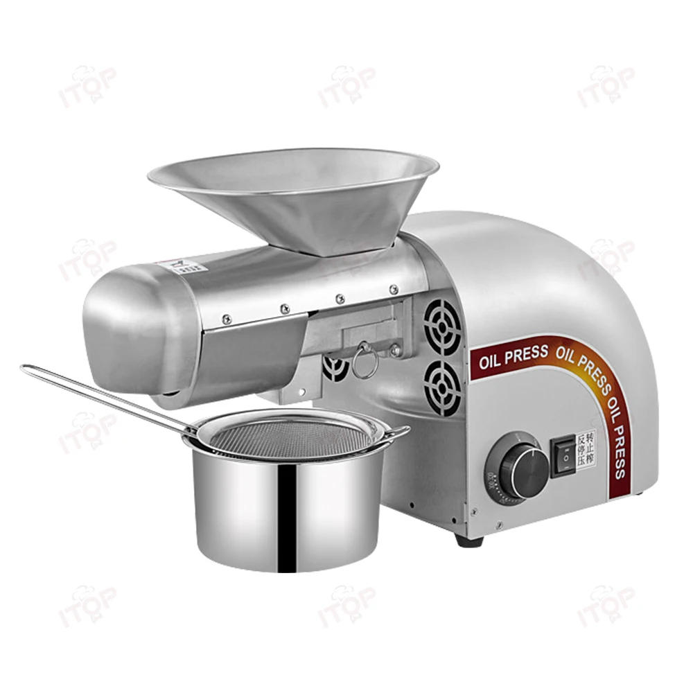 Full Automatic Mini Small Household Home Use Oil Extraction Making Edible Olive Oil Press Machine