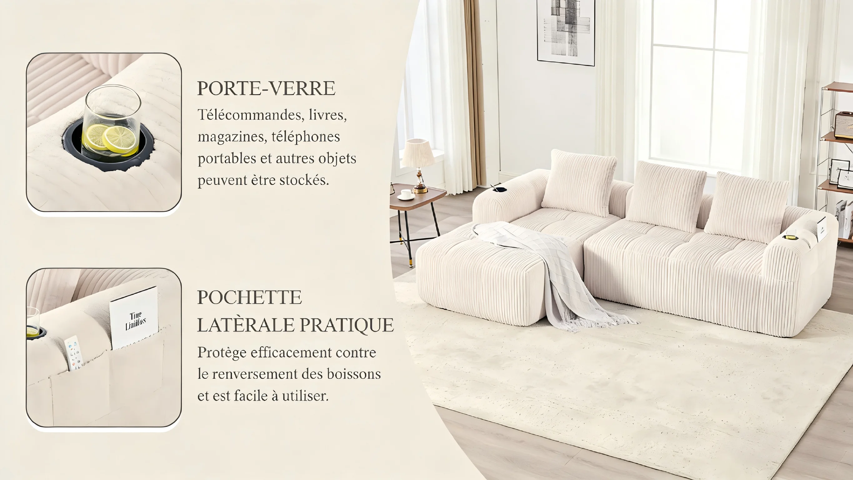 Coussins mousse haute densité