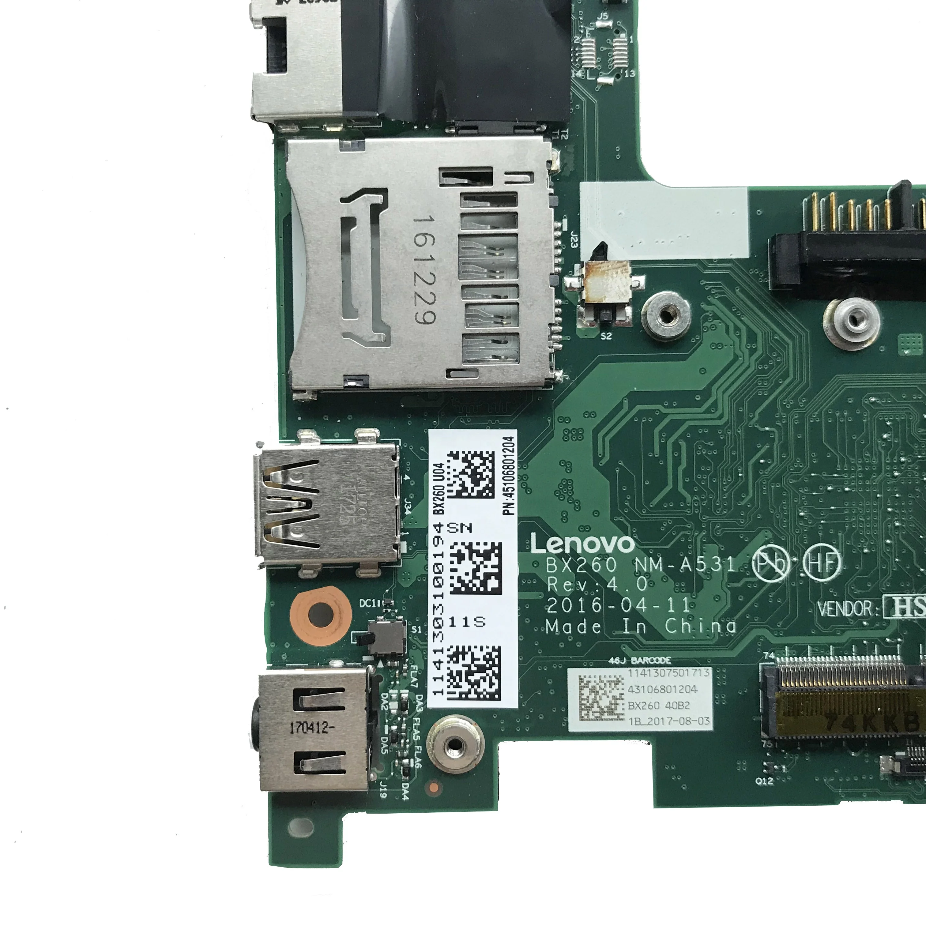 Carte Mère Lenovo ThinkPad X260 – I5-6300U, Référence 00UP198, Ouverte Mais Jamais Utilisée