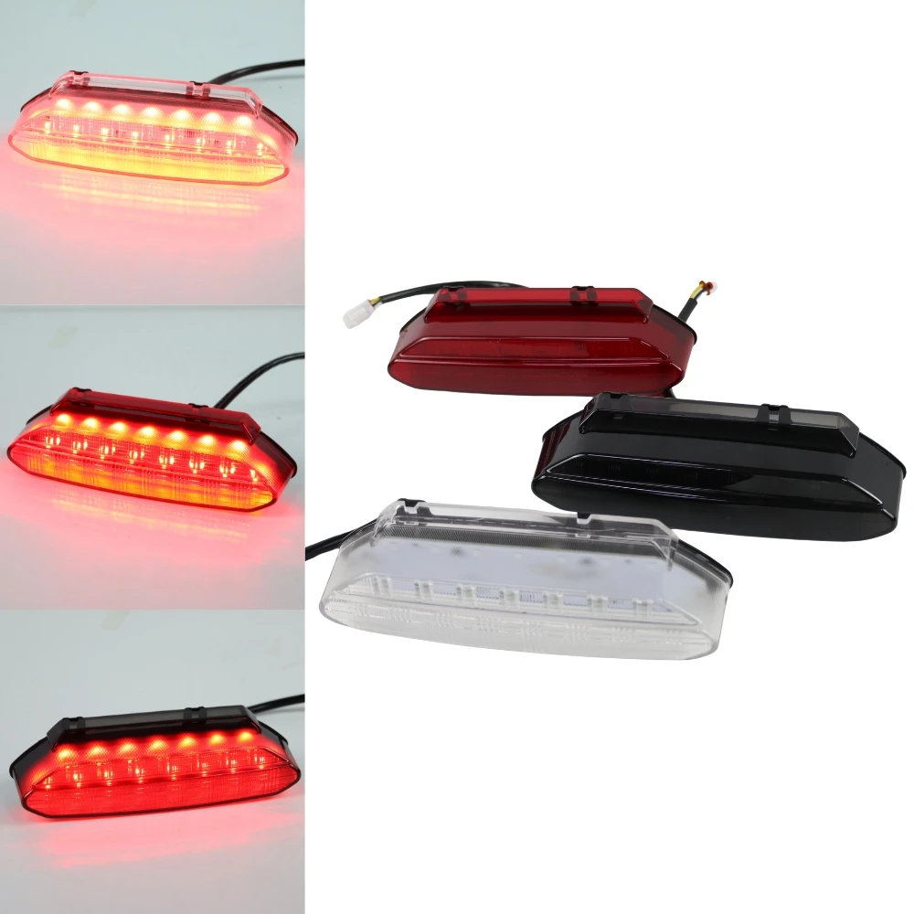 TIYPEOR ATV Red LED Taillights Brake Stop Light LED Rear Lamp for YFZ450 YFZ450R 2006-2009 Brighter Rear Tail Lamp supplier