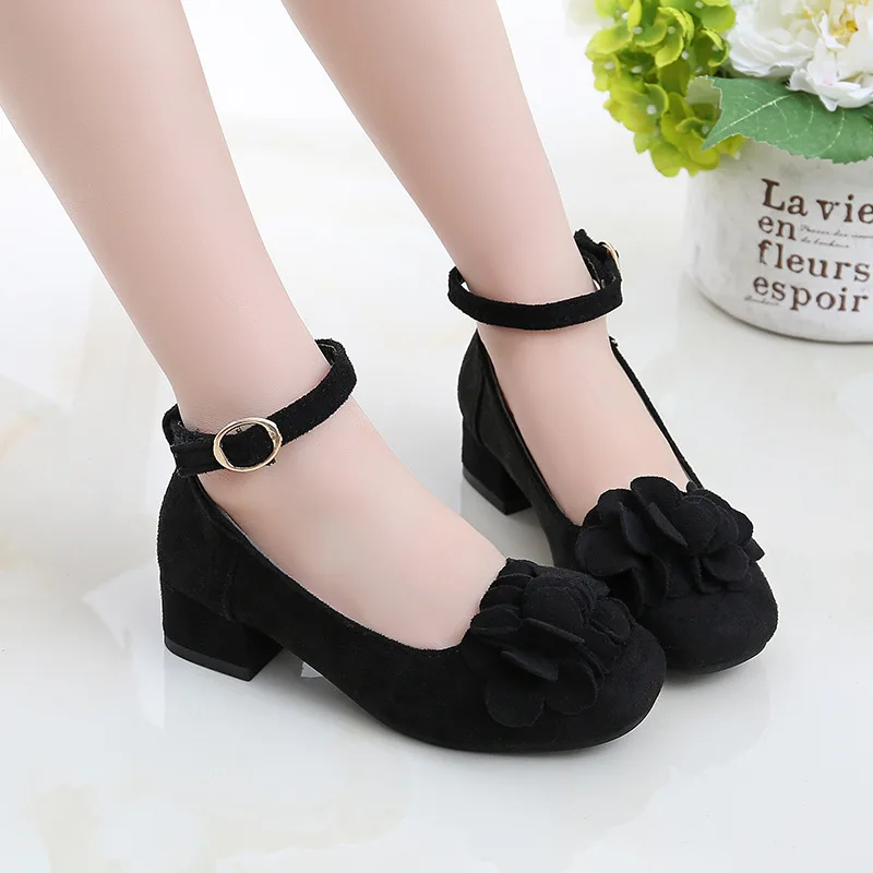 Fashion Kids Low Heel Sandals Princess Shoes for Parties