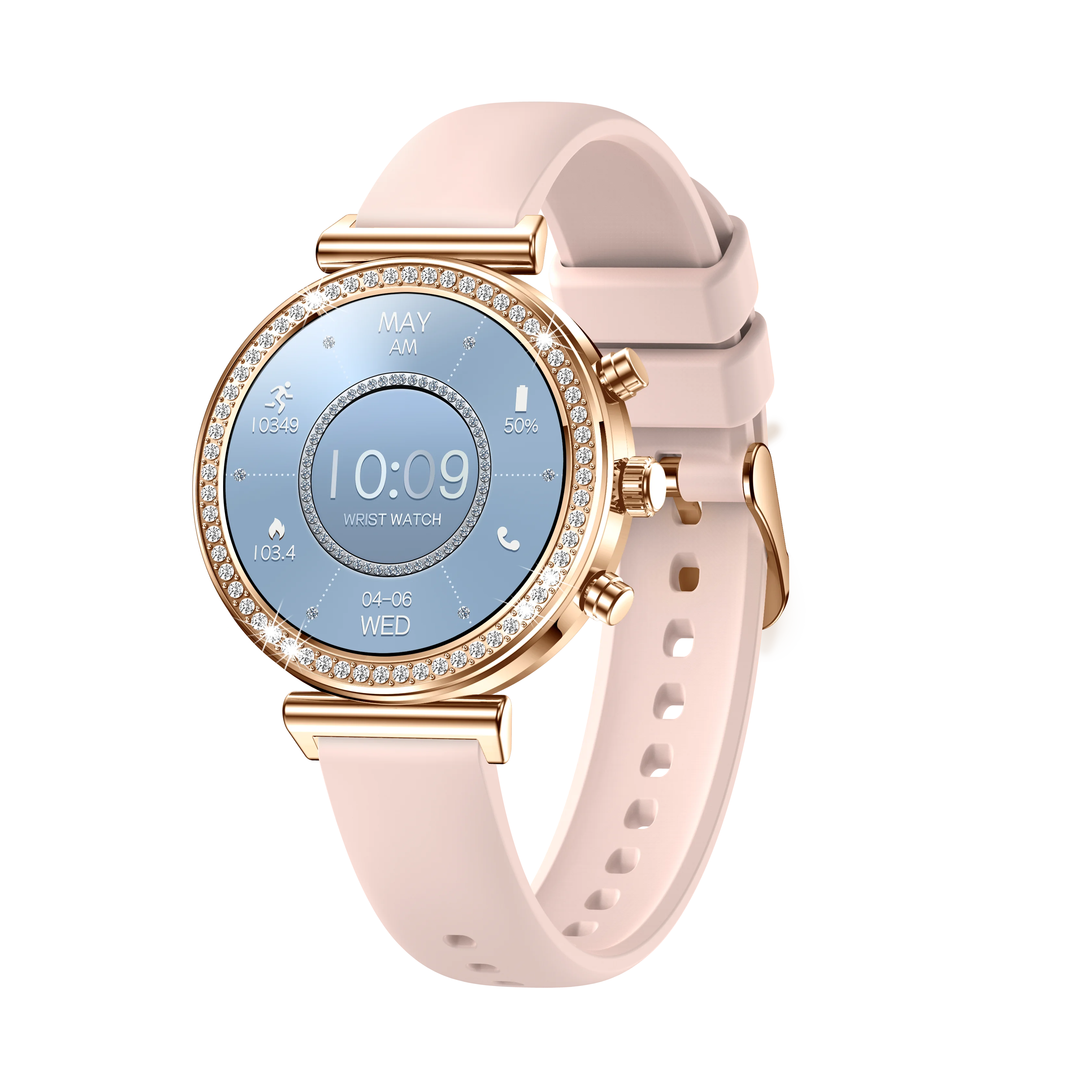 IAM-KIT10 Ladies' Watch - 40mm Green Dial With Fuchsia Silicone Strap, Quartz Movement - View #14