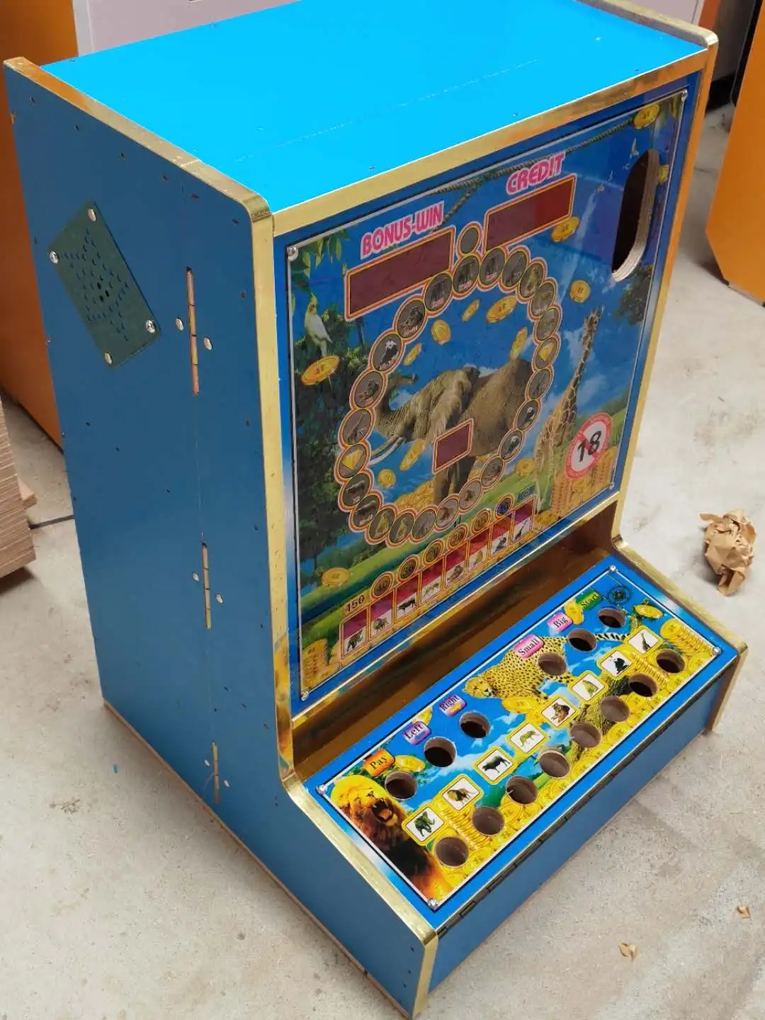 2021热销木料产品硬币经营马里奥赌场老虎机游戏机出售