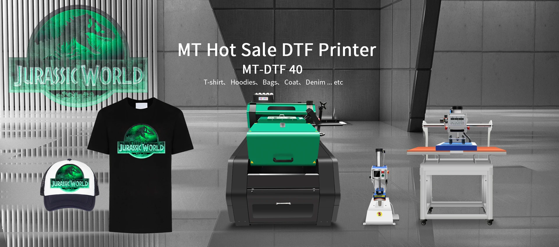 Low Investment MTuTech T Shirt Printing Machine DTF Printer and Shaker System for Sale