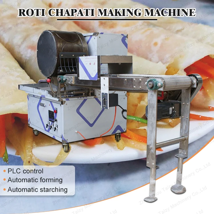 Lumpia Making Machine Spring Roll Wrapper Machine Automatic Skin Dumpling Tortilla Forming Machine