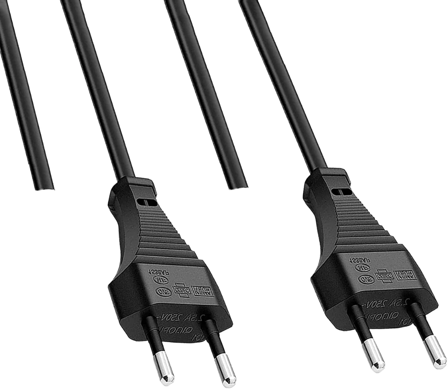 EU Plug IEC C7 European 2Pin Cee Extension Cord PVC VDE Certified AC Power Cable for Home Appliance Industrial Equipment details