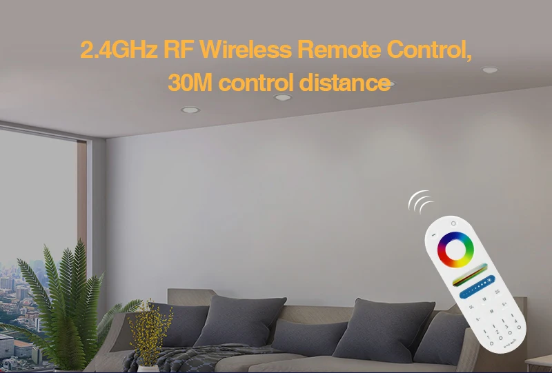 27006500k Color Temp Adjustable 6w 2.4ghz Rf Rgb+cct Downlights Buy