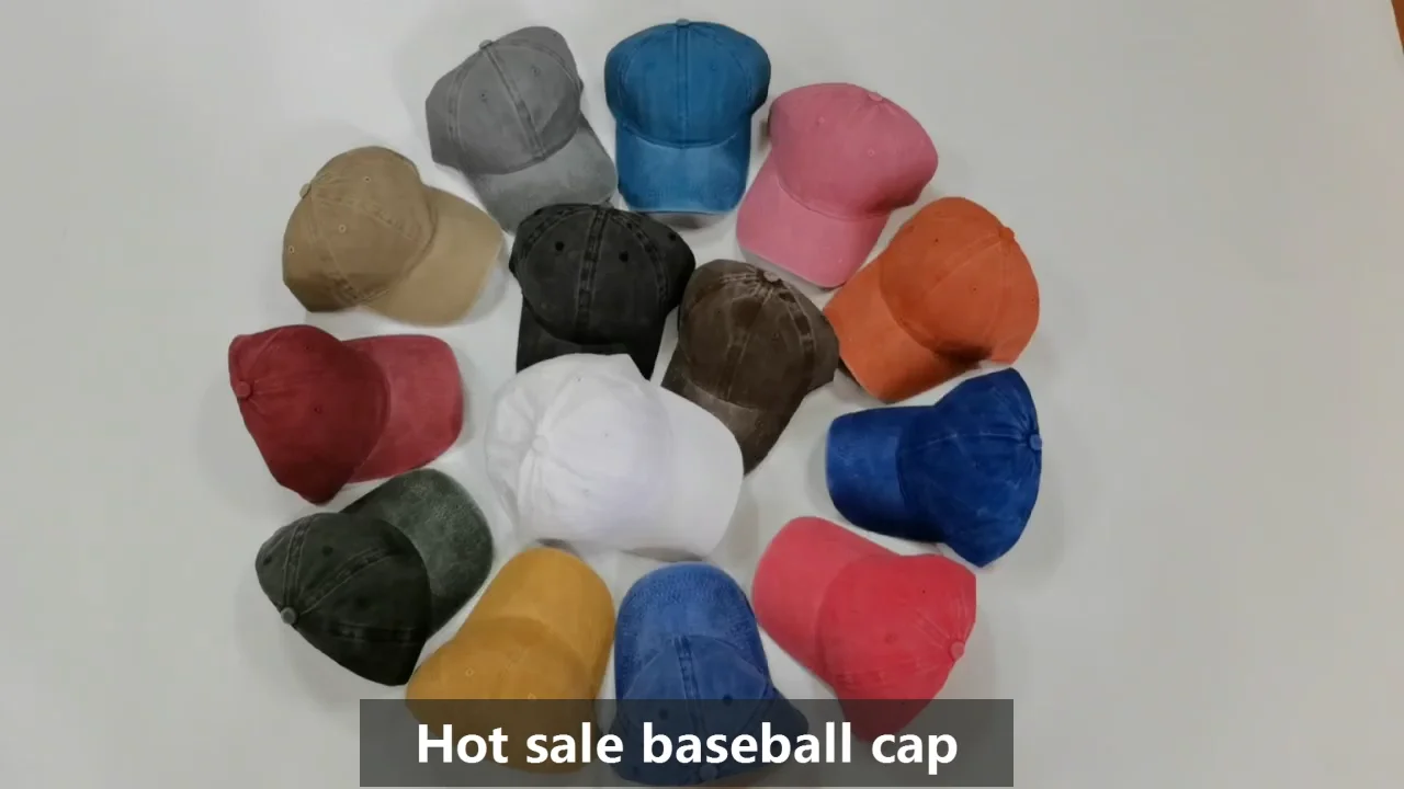 Multi Color Customized Blank Caps Custom Distressed Wash Dad Hat