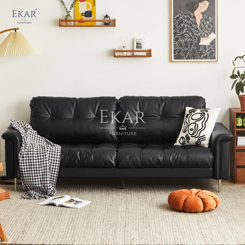 product new design ekar modern nappa leather half leather living room sofa furniture-59