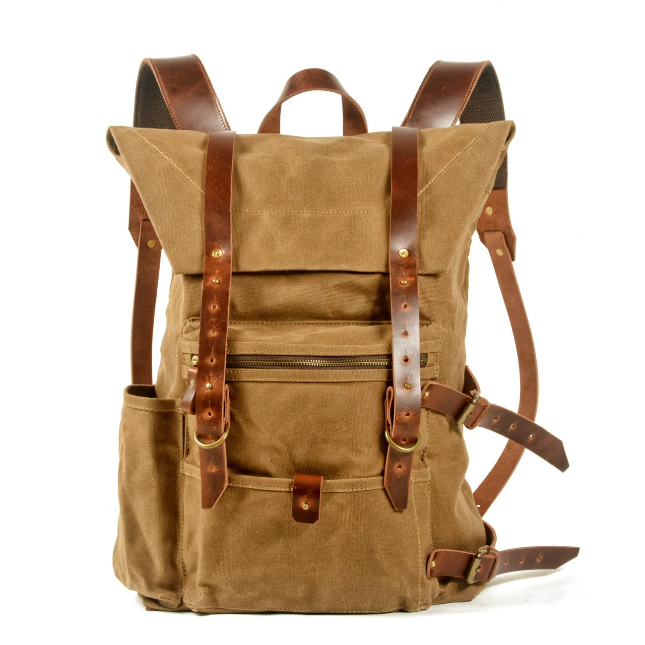 Retro trend rucksack student backpack portable canvas travel hiking backpack