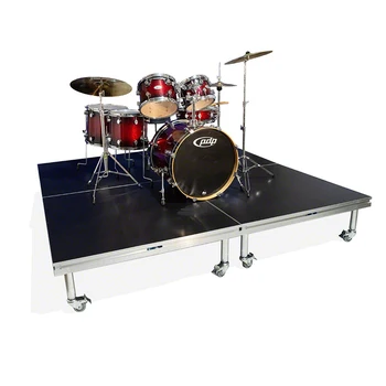 Aluminum 8x8 Drum Riser Music Modular Stage for Drums