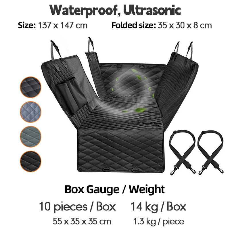 2024 Hot Selling Oxford Luxury Travel Waterproof Pet Dog Hammock Car