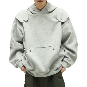 Custom Men's Deconstructed Wasteland Style Pullover Hoodie