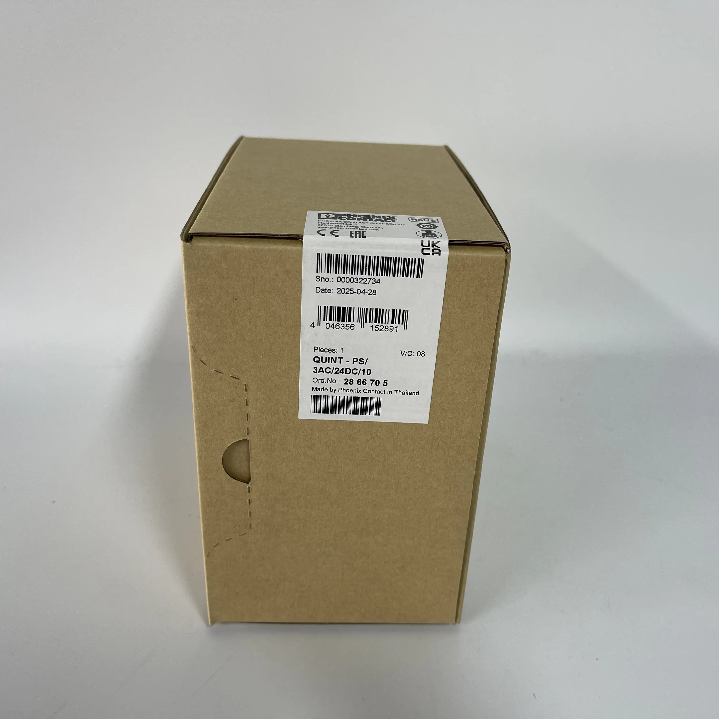 Phoenix Contact Power Supply Unit QUINT-PS/3AC/24DC/10 Order No. 2866705