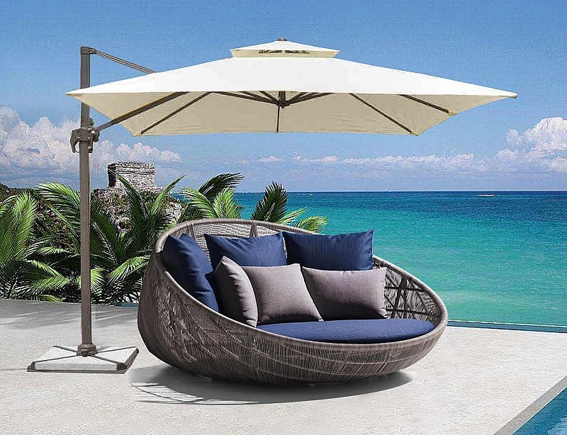 italian minimalism home comfort modern wicker outdoor design outside rattan sofa garden furniture