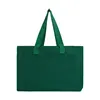Bolso tote de lona verde