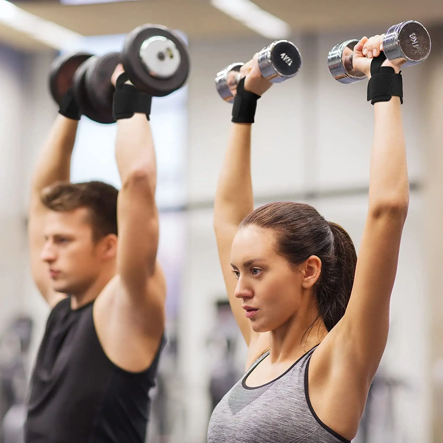 Gym Exercise Deadlift Straps Weight Lifting Wrist Straps Wraps