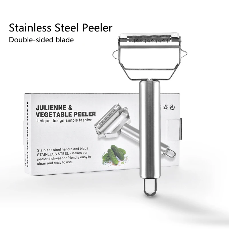 Kitchen Tool Carrot And Potato Peeler Food Grade Stainless Steel Grater Multifunctional Vegetable Fruit Peeler