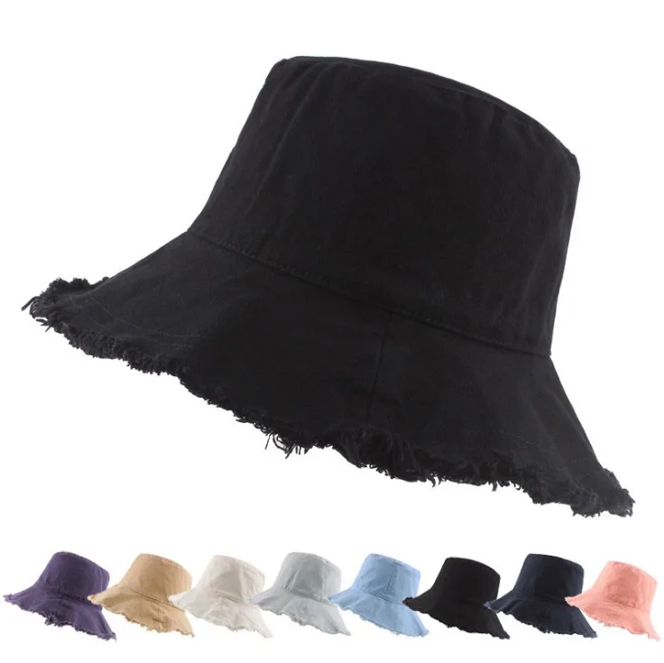 frayed bucket hat womens