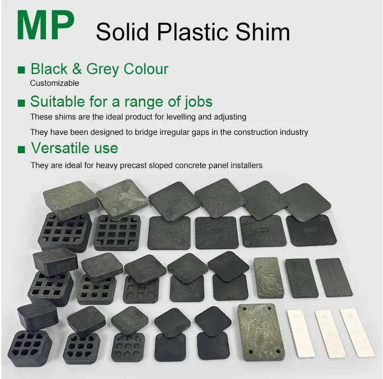 Heavy Duty Plastic Shims Injection Packers Construction Materials ...