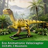 Velociraptor ecológico - 3m (9.8ft) 5 movimientos