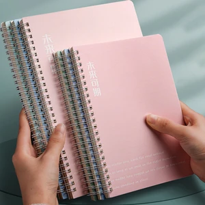 Customizable Sublimation A5 Spiral Notebooks Leather PP Cover Portable Set Kit Journal Printing Wholesale Planner Supplies Gifts